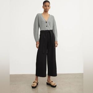 Vince. Black Wide-Leg Pants